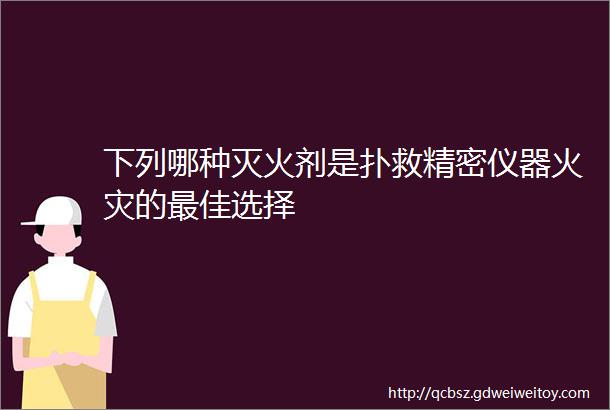 下列哪种灭火剂是扑救精密仪器火灾的最佳选择